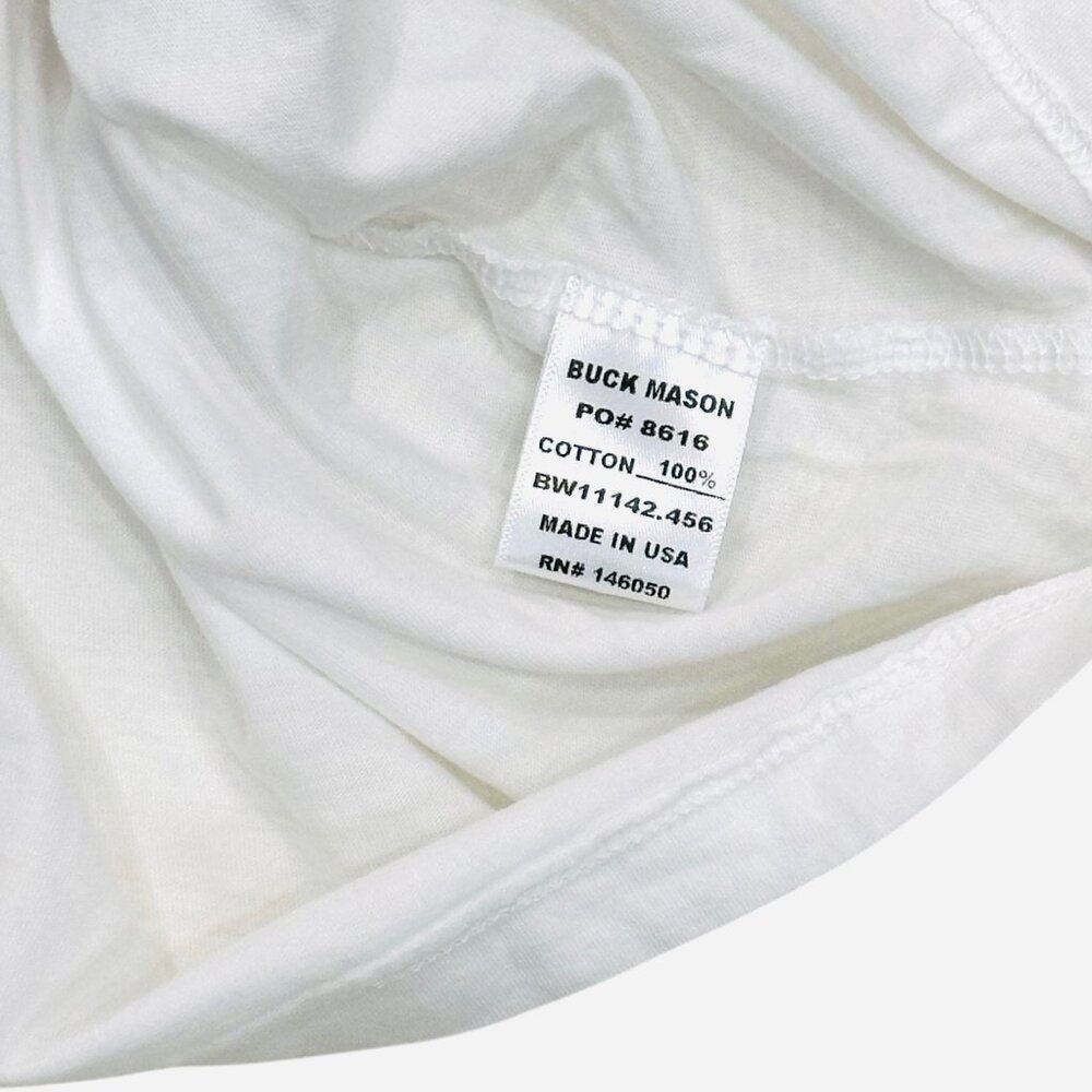 Buck Mason Women's Pima Supima Cotton Boxy Crew Made in USA Tee T-Shirt Top - Picture 4 of 5